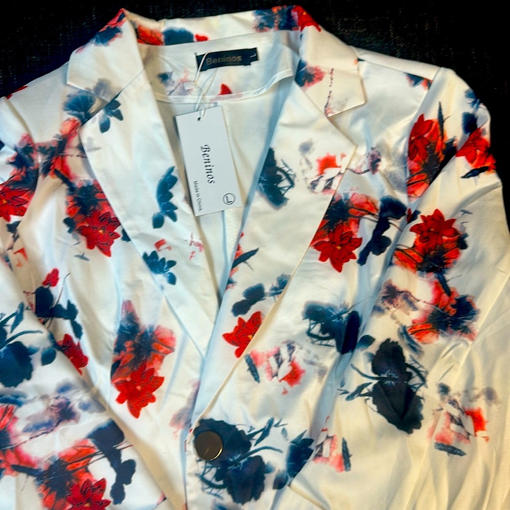 Floral Blazer